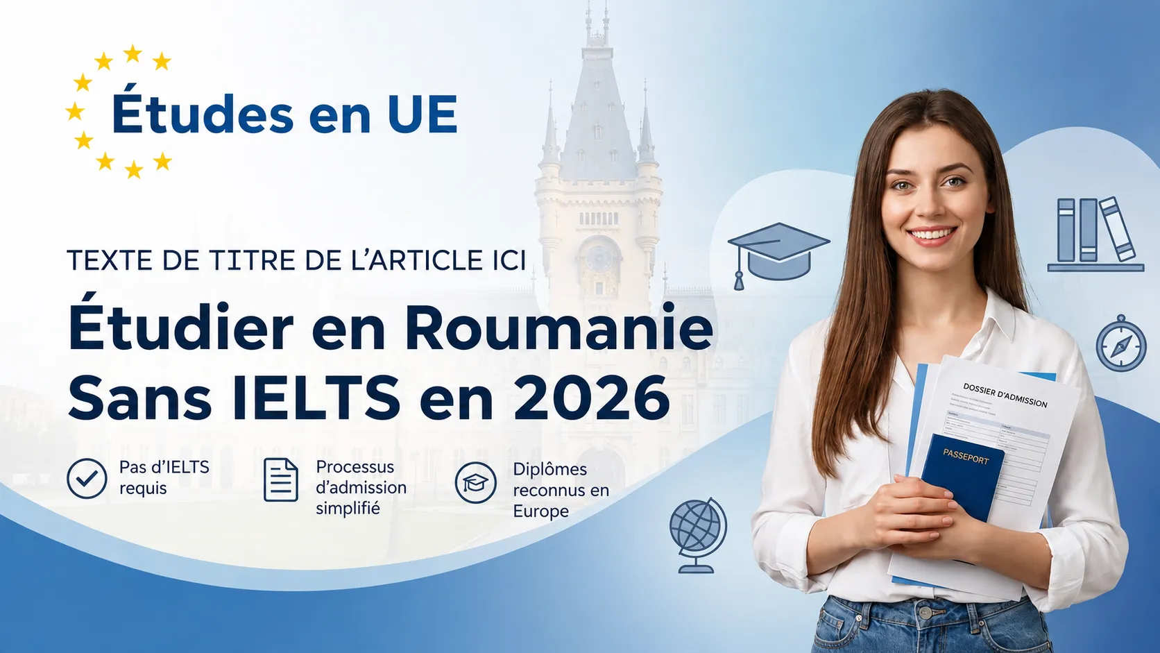 Comment obtenir une admission en Roumanie sans l’examen IELTS en 2026 : le guide complet étape par étape.