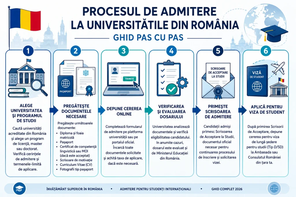 to get admission in Romania without IELTS