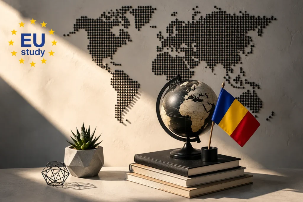 International students in Romania